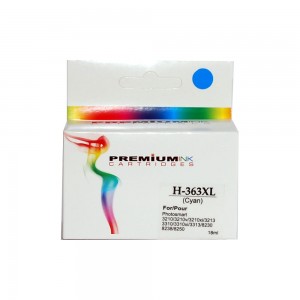 Cartus HP 363XLC Compatibil, Cyan, Inkjet