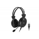 CASTI USB A4tech HU-30, cu fir, standard, utilizare multimedia, microfon pe brat, conectare prin USB 2.0, negre CASTI USB A4tech HU-30, cu fir, standard, utilizare multimedia, microfon pe brat, conectare prin USB 2.0, negre