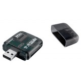 Card Reader USB IBOX R014, negru, extern, 4 sloturi