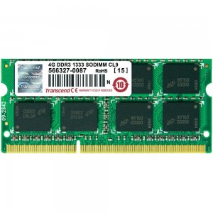 Memorie laptop 8GB DDR3 PC10600 1600MHz Transcend TS1GSK64V6H, SODIMM