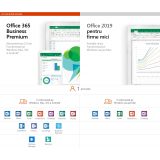 Licenta retail Microsoft Office 365 Business Premium Romanian Subscriptie 1 an Medialess
