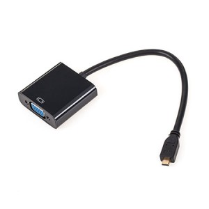 CONVERTOR ADAPTOR micro HDMI TATA - VGA MAMA & AUDIO (KOM0844) 