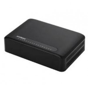 Edimax 16x 10/100Mbps Fast Ethernet Switch, Desktop, Power Saving, Black,Compact