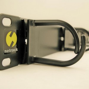 Netrack cable organizer,19''/1U, black