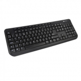 Tastatura Serioux 9400PS, cu fir, US layout, neagra, 104 taste, PS/2