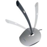 MICROFON A4TECH „MI-10” , desktop, buton on/off mute, ajustabil , argintiu, Jack 3.5 mm