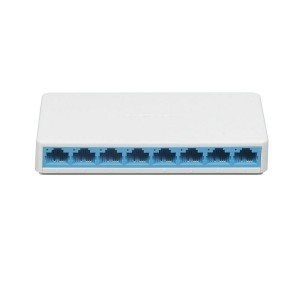 SWITCH cu 8 porturi, Mercusys desktop switch 10/100Mbps, MS108; Interfață: 8x Port-uri RJ45 10/100/M