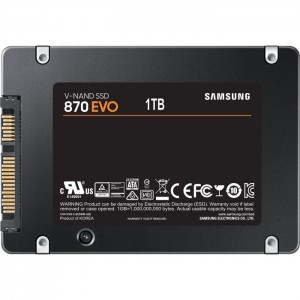 SSD Samsung 870 EVO 1TB SATA III 2.5inch SSD 560MB/s read 530MB/s write