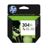 Cartus HP 304 XL color / HP 304XL Tri-color Ink Cartridge, ~300 pag pentru Hp Deskjet 3730 [ N9K07AE ]