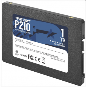 SSD 1TB, 2.5 inch, S-ATA 3, nespecificat, R/W: 520 MB/s/430 MB/s MB/s, PATRIOT P210 „P210S1TB25”