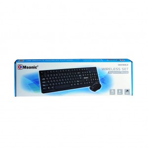 MSONIC Set mouse/tastatură fără fir MK2365UK