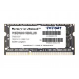 Memorie Laptop  DDR3 4GB 1600MHz CL11 1,35V  PATRIOT PSD34G1600L2S, Ultrabook SODIMM