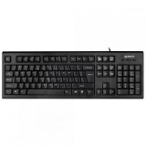 TASTATURA A4Tech USB, 104 taste, concave, black, „KR-85-USB”