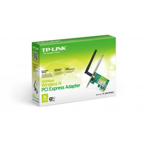 Placa de retea Wireless TP-Link TL-WN781N 802.11n/150Mbps, PCI Express (1 antena)