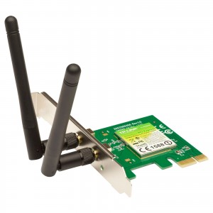 Adaptor retea  Wireless N  300Mbps slot PCI Express, TP-Link TL-WN881ND , cu 2 antene detasabile