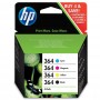 Set cartuse HP 364, Originale, Black + Cyan + Yellow + Magenta