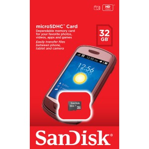 Card Micro SDHC 32GB, SanDisk