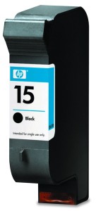 Cartus Inkjet HP 15 Original (C6615DE), Black, 500 pagini