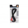Natec stereo cable minijack 3,5 / 2x RCA M/M (chinch), 1.5 m, blister, NKA-0541