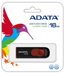Stick Flash USB Adata Classic C008 16GB, retractabil