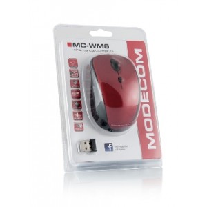 Mouse Wireless Modecom WM6, rosu