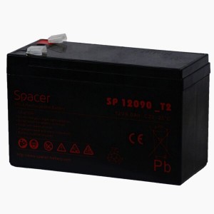 ACUMULATOR UPS SPACER 12V / 7Ah, dimensiuni: 151x66x96mm, inaltime+terminal: 102mm, terminal F2(T2)