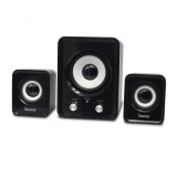 BOXE 2.1 SPACER SPB-807 negre , 11W RMS (2 x 3W + 5W), control volum, USB power, negru