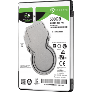 HDD 500GB 2.5" SATA3 7200RPM 128MB, Seagate BarraCuda ST500LM034 , pentru laptop