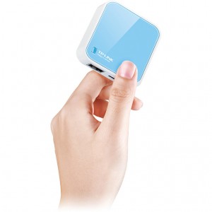 Mini Router wireless TP-LINK TL-WR702N (antena interna) - excelent pentru concedii si calatorii