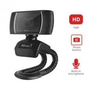 Camera WEB HD Trust Trino Video Webcam, microfon, cablu USB 143CM