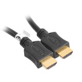 CABLU HDMI 0.5m, 50CM, conectori auriti, rezolutie maxima 4K (3840 x 2160) la 60 Hz, negru