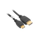 Cablu HDMI - miniHDMI 1.4v gold 0,5m