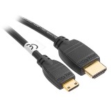 Cablu miniHDMI 1.4v gold 1m