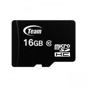Card memorie 16GB microSD clasa 10 cu adaptor SD - Team Group memory card Micro SDHC 16 GB Class 10 +Adapter 