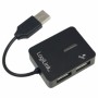 Hub USB 2.0 ''smile'' negru, LOGILINK 