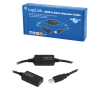 Cablu prelungitor USB2.0 15M activ cu repetor, lunigme 15m, LOGILINK UA0145