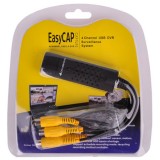 Placa de captura-DVR USB pentru 4 camere de supraveghere, conectare, inregistrare, vizualizare pe laptop; Sistem de supraveghere tip DVR pentru maxim 4 camere Placa de captura-DVR USB pentru 4 camere de supraveghere, conectare, inregistrare, vizualizare pe laptop; Sistem de supraveghere tip DVR pentru maxim 4 camere