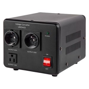 CONVERTOR TENSIUNE 2000VA KEMOT, putere nominala 1600W , 2 moduri de operare: 230 V> 115 V / 115 V> 230 V