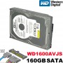 HDD 160GB SATA 3.5" , INTERN, 7200 RPM, 8MB Cache  3.0Gb/s, Western Digital  AV WD1600AVJS