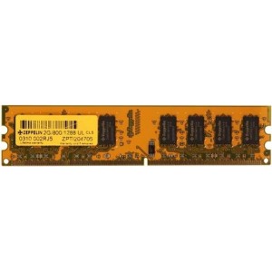 Memorie DDR2 2GB, frecventa 800 MHz, 1 modul, ZEPPELIN „ZE-DDR2-2G800-b”