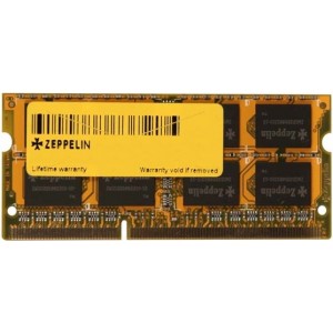 Memorie laptop SODIMM ZEPPELIN, 4 GB DDR3, 1600 MHz,  low voltage 1.35V - „ZE-SD3-4G1600V1.35” 