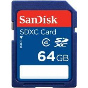 Card memorie 64GB SDXC I clasa4 SanDisk 