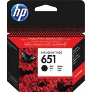 Cartus HP 651 Black, Original, 600 Pagini, negru, HP 651 BK, HP 651 NEGRU