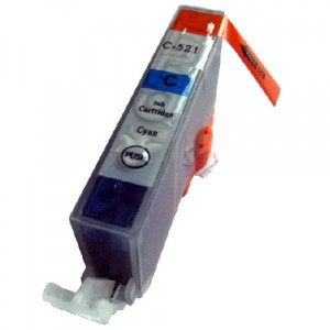 Cartus CANON CLI-521C, Compatibil, Cyan, Inkjet