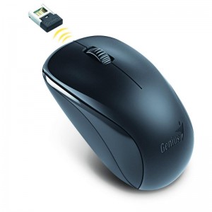 Mouse Genius wireless, optic, NX-7000, 1200dpi, negru, 2.4GHz, suporta baterii AA, USB, 31030109100