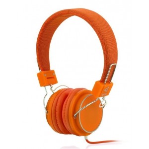 Casti cu microfon I-BOX D12 ORANJ 1-PLUG