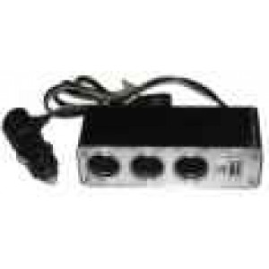 Adaptor bricheta auto x3 cu usb