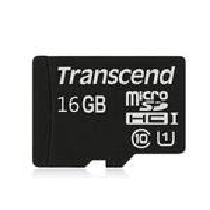 Card memorie Micro SDHC 16GB Class 10 UHS-I , Transcend [TS16GUSDCU1]
