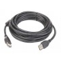 CABLU USB prelungitor 4,5M, USB 2.0 tata-mama, conectori auriti, negru, GEMBIRD CABLU USB prelungitor 4,5M, USB 2.0 tata-mama, conectori auriti, negru, GEMBIRD