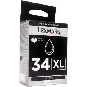 Cartus LEXMARK 34XL, Original, Black, Inkjet, Lexmak #34XL High capacity black Cartridge P910, P4000, P6000 ,X3500, X4500 ,X2500 ,X3300, X5200 ,X5070, X5075, X5470,X5490, X5495, X7100, X7300, X8300, X7350,Z800 ,Z845, Z1300, Z1400